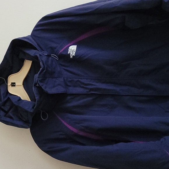 North face blue hooded jacket Sz L - Picture 5 of 8